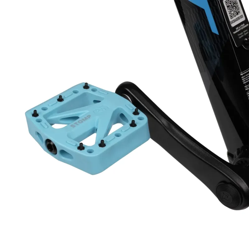 Oxford Stomp Jr Nylon Flat MTB Pedals - Turquoise-1