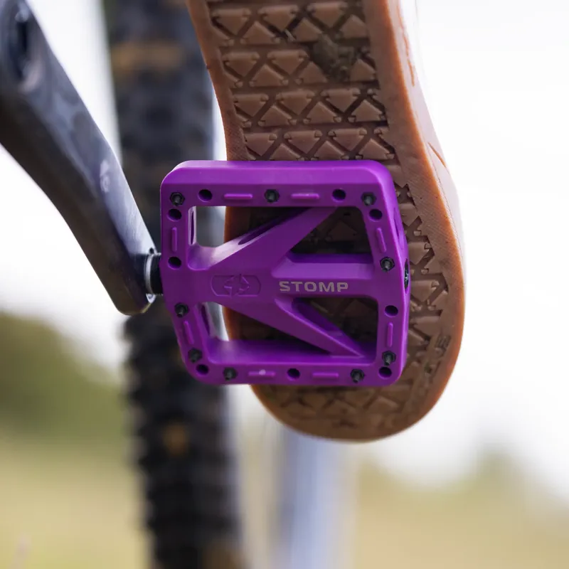 Oxford Stomp Nylon Flat MTB Pedals - Purple-1