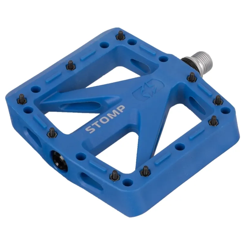 Oxford Stomp Nylon Flat MTB Pedals - Blue