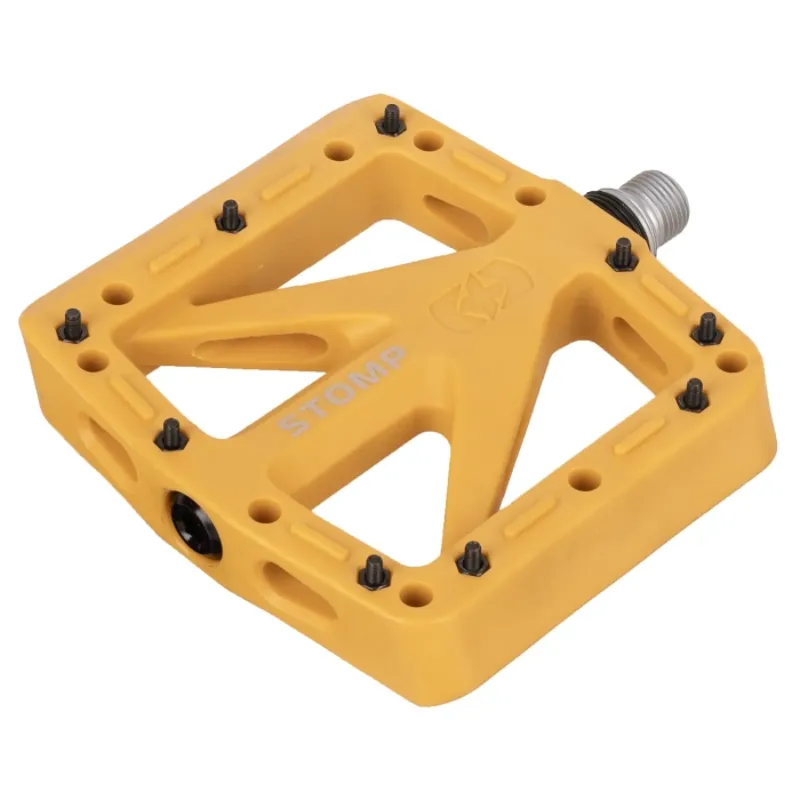 Oxford Stomp Nylon Flat MTB Pedals - Yellow