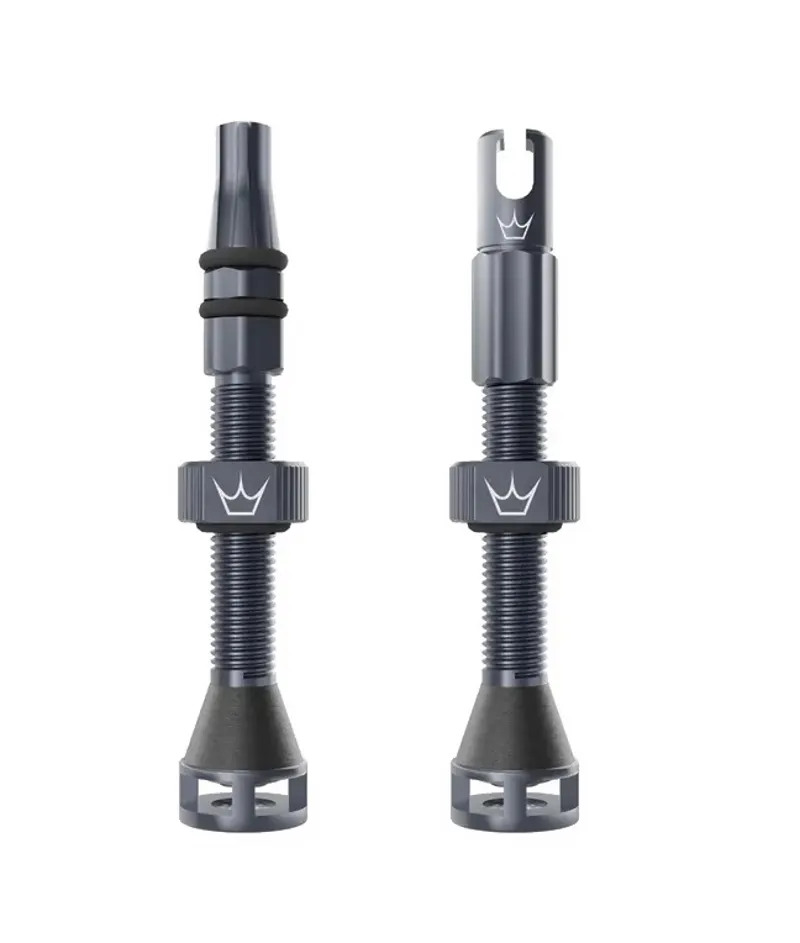 Peatys Holeshot Fast Flow Tubeless Valves - 42mm - Slate