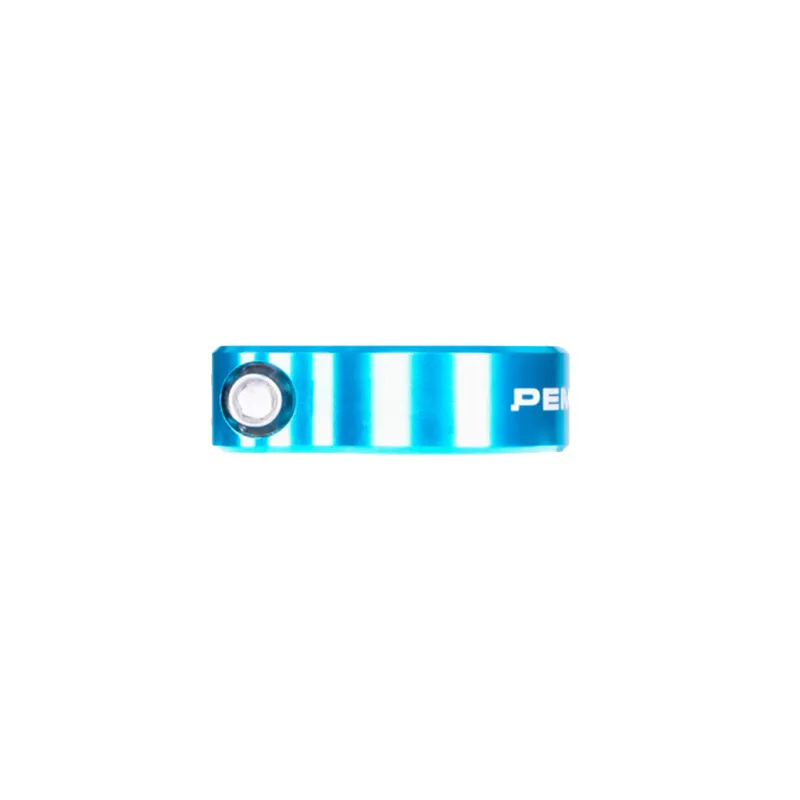 Pembree DBN Seat Clamp - 38.6mm - Cyan-2