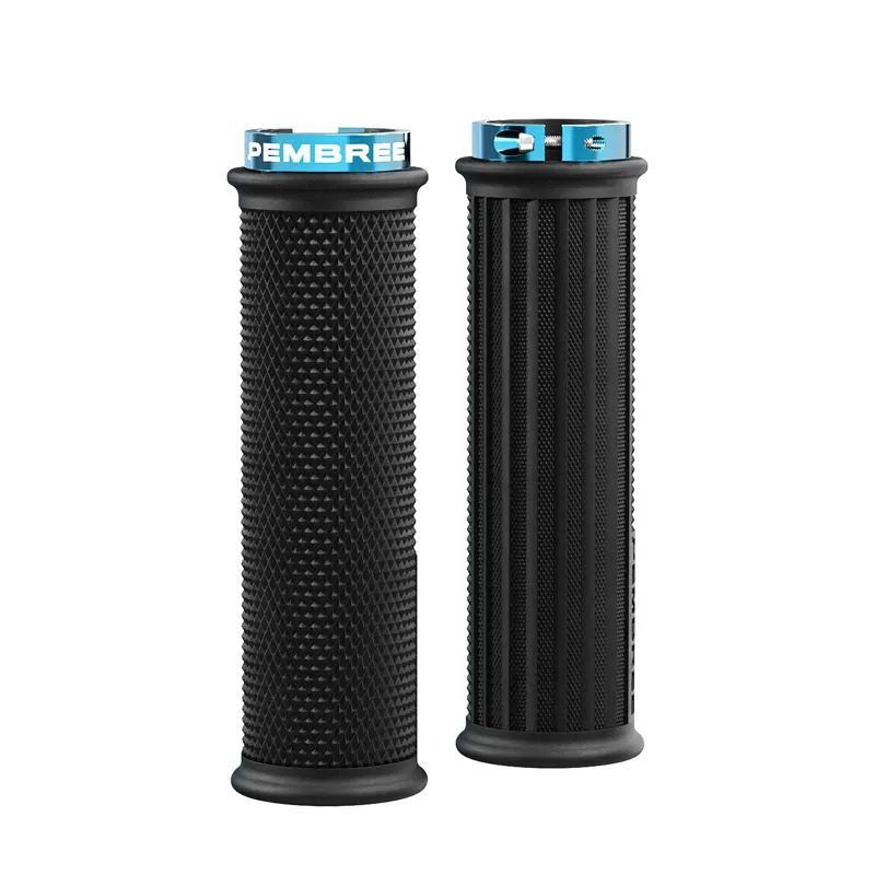 Pembree GCS MTB Lock-On Grip - Thick - Cyan-1
