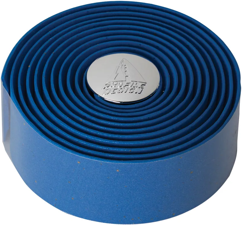 Profile Design Cork Handlebar Tape - Blue