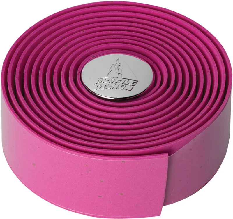 Profile Design Cork Handlebar Tape - Hot Pink