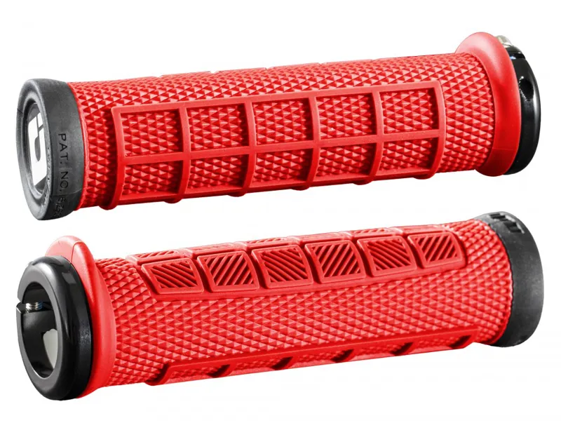 ODI Elite Pro MTB Lock-On Grips - 130mm - Red