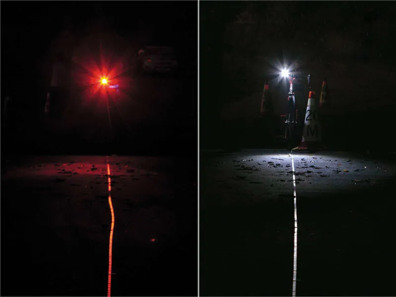 Topeak HeadLux Helmet Mount Light - White/Red-4