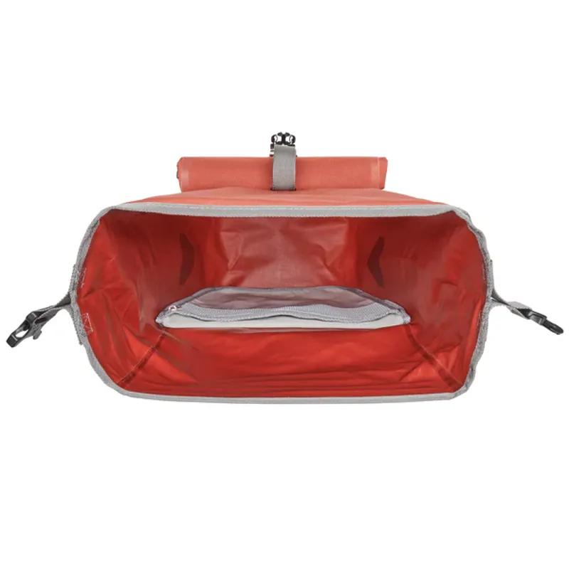 Ortlieb Back-Roller Plus QL2.2 20 + 3L Pannier Bag - Dark Chilli-2