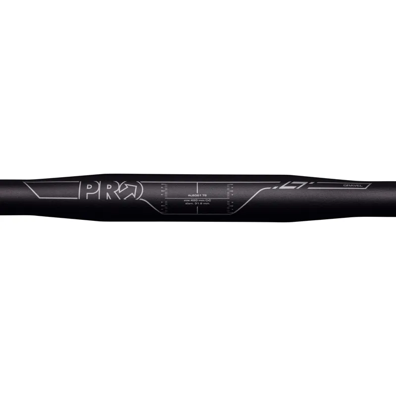 Pro LT Gravel Alloy 10 Degree Flare Gravel Road Handlebar - Black-4