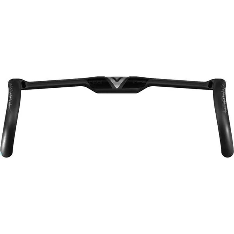 Pro Vibe Aero Compact Carbon Road Handlebars - 31.8mm - Black-2