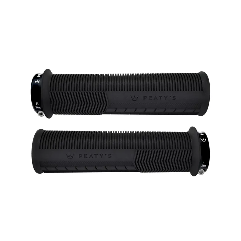 Peaty's Monarch Mushroom Grip MTB Grips - Thick - Black