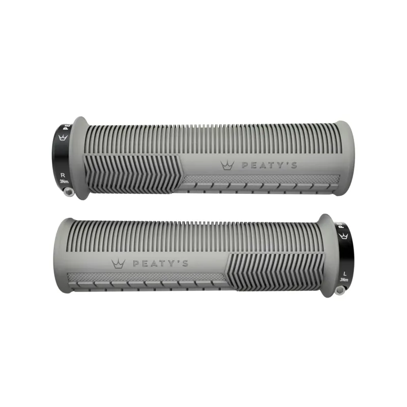 Peaty's Monarch Mushroom Grip MTB Grips - Thick - Slate