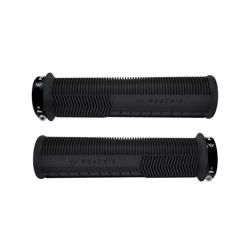 Peaty's Monarch Mushroom Grip MTB Grips - Thin - Black
