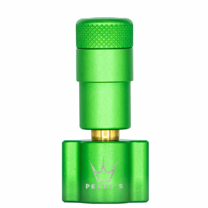 Peaty's Holeshot CO2 Tyre Inflator Head - Emerald
