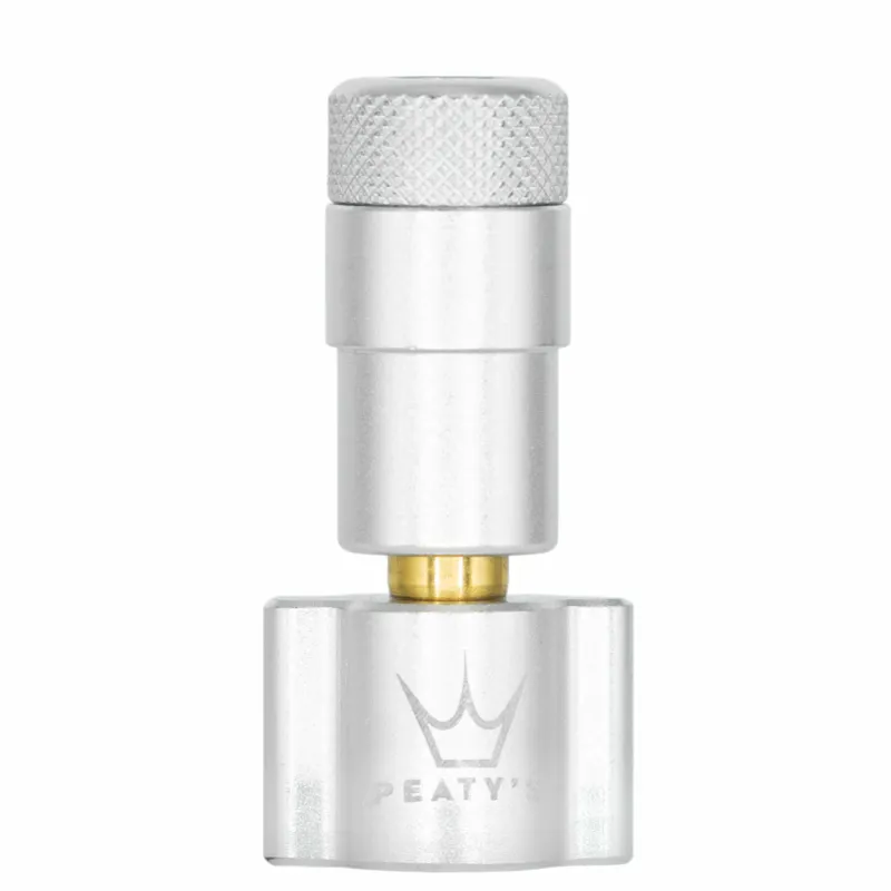 Peaty's Holeshot CO2 Tyre Inflator Head - Silver