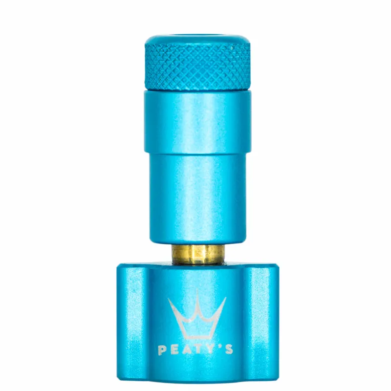 Peaty's Holeshot CO2 Tyre Inflator Head - Turquoise