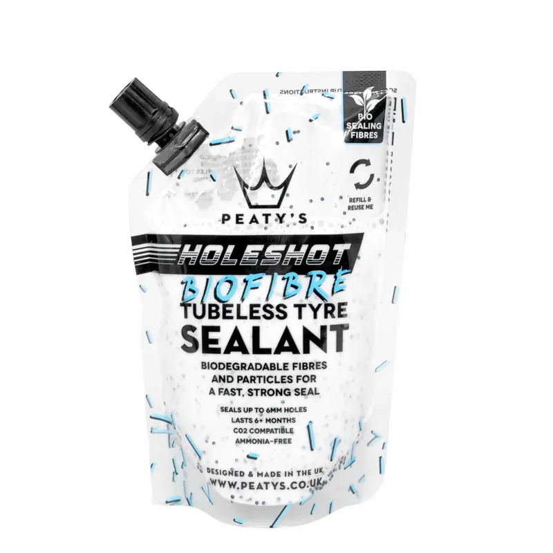 Peaty's Holeshot BioFibre Tubeless Tyre Sealant - 120ml