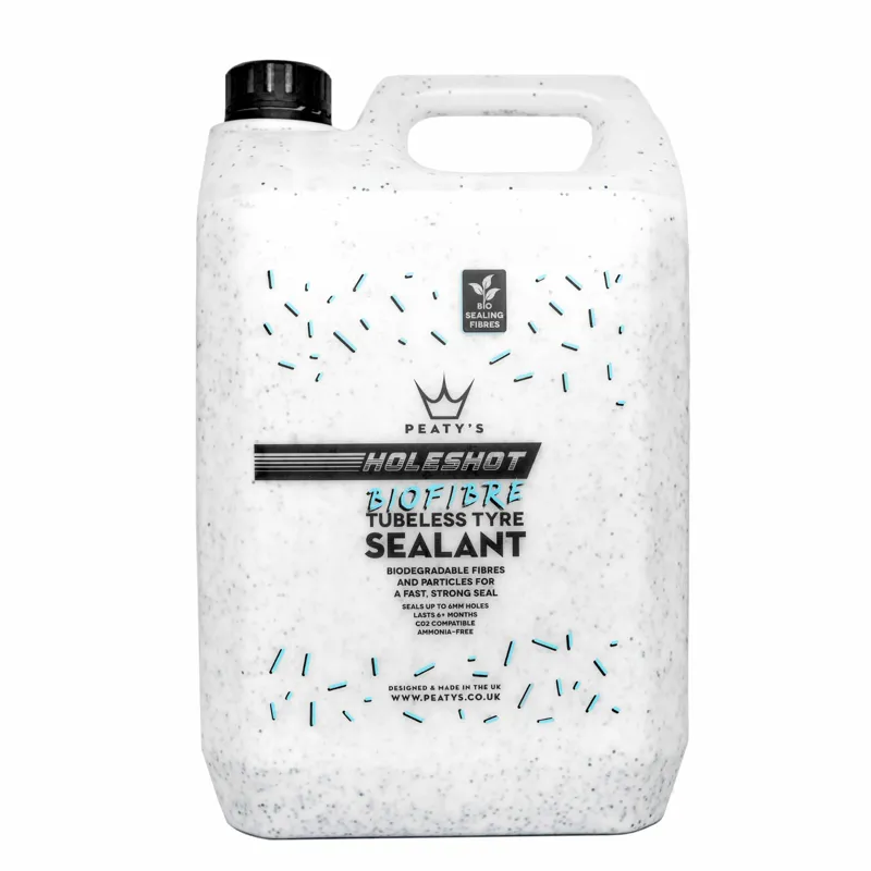 Peaty's Holeshot BioFibre Tubeless Tyre Sealant 5 - Litres