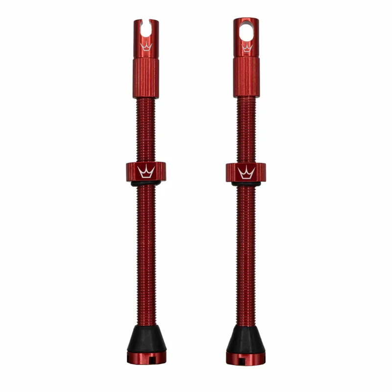 Peaty's x Chris King Tubeless MK2 Valves - 80mm - Red