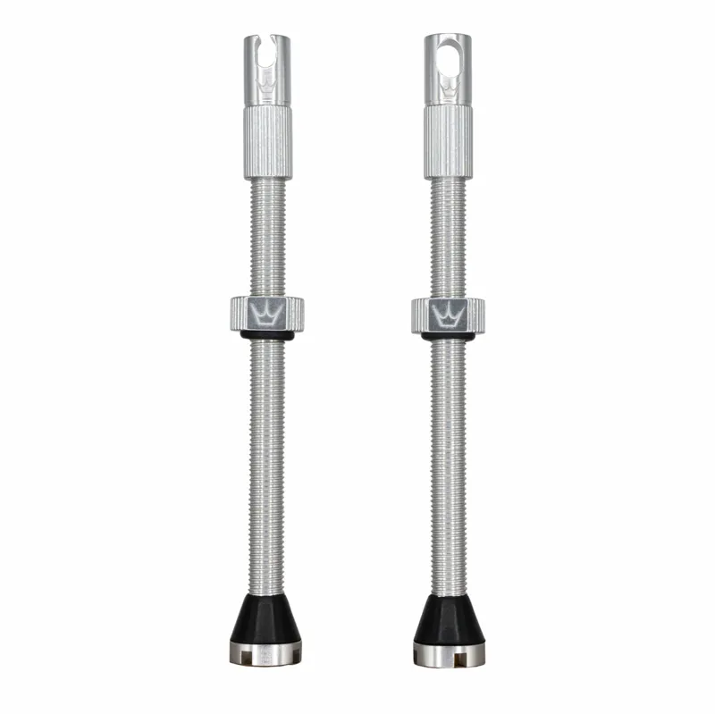 Peaty's x Chris King Tubeless MK2 Valves - 80mm - Silver