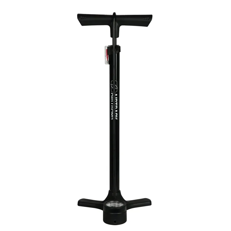Oxford Airtrack Workshop Steel Floor Pump w/Gauge - Black