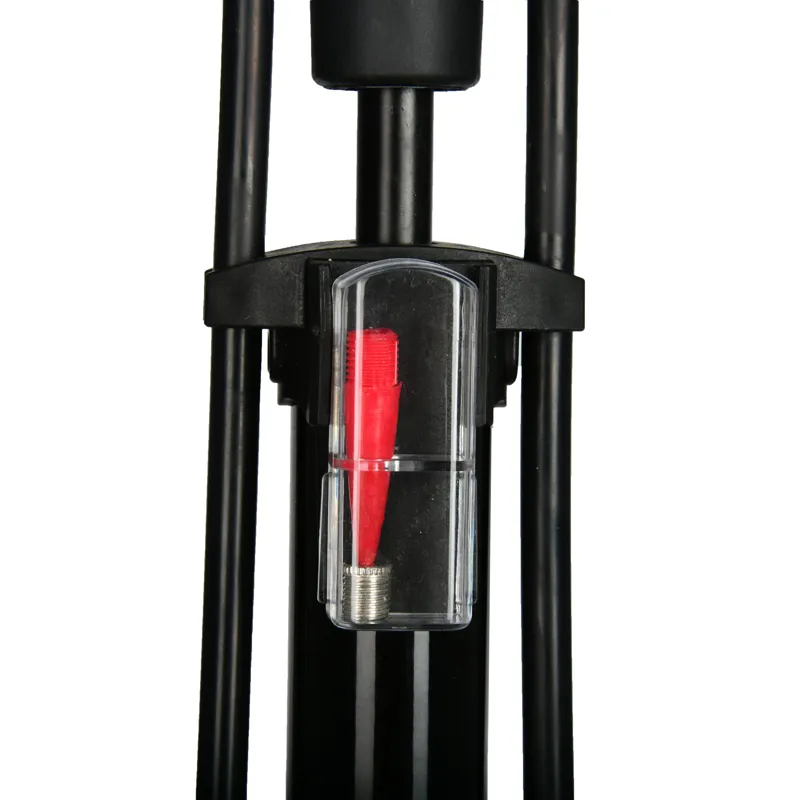 Oxford Airtrack Workshop Steel Floor Pump w/Gauge - Black-2