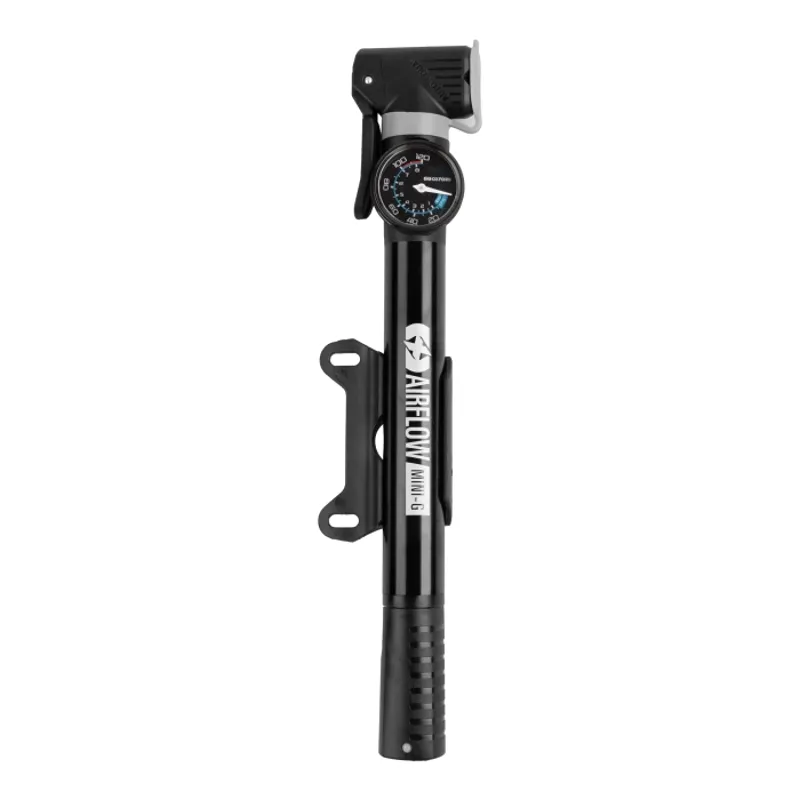 Oxford Airflow Mini-G Alloy Mini Pump with Gauge - Black