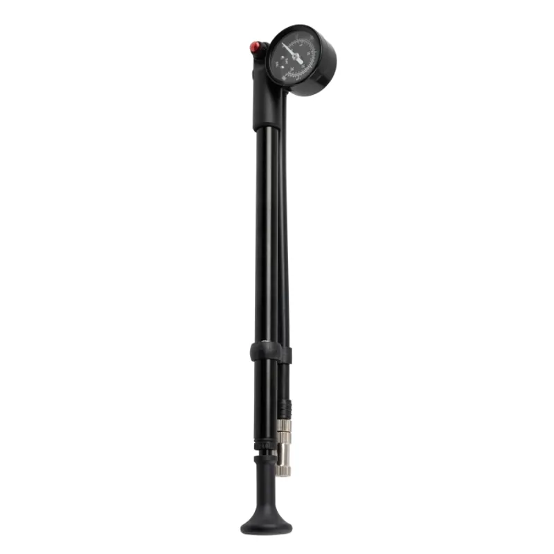 Oxford Airflow Shock Pump with Gauge - Black