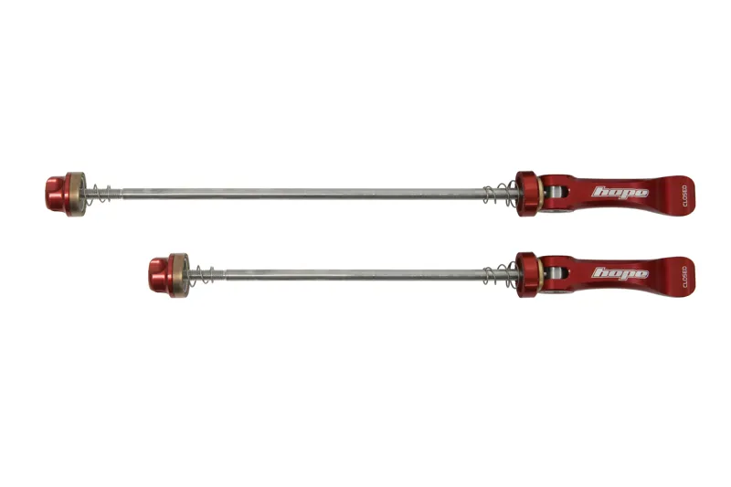 Hope FATSNO 190mm Quick Release Skewer - Pair - Red
