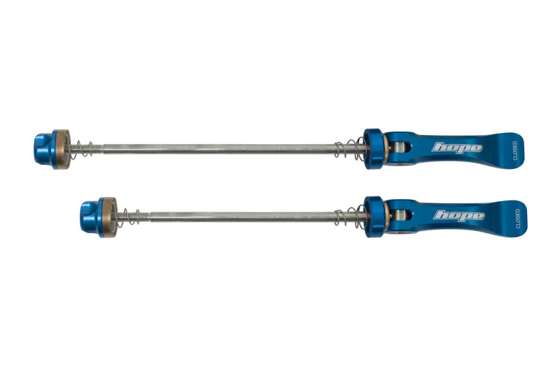 Hope Road 130mm Quick Release Skewer - Pair - Blue