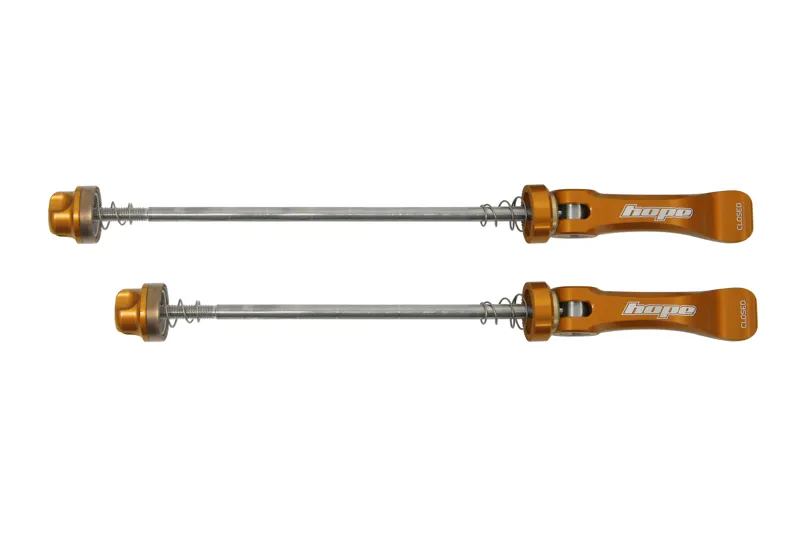 Hope 100mm Quick Release Skewer - Pair - Orange