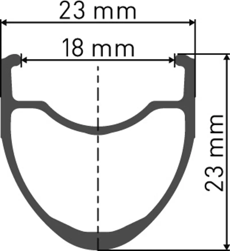 Dt Swiss P 1800 Spline 700c Clincher 23x18mm Rim Brake Rear Road Wheel-1