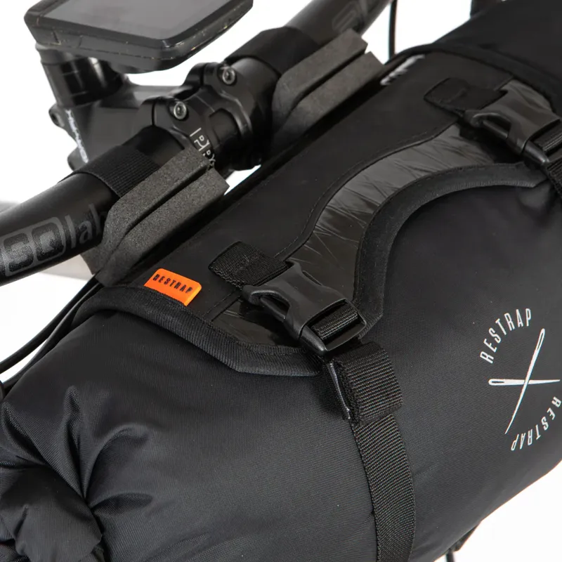 Restrap Race Flat Bar Handlebar Bag - 7 Litre - Black-7