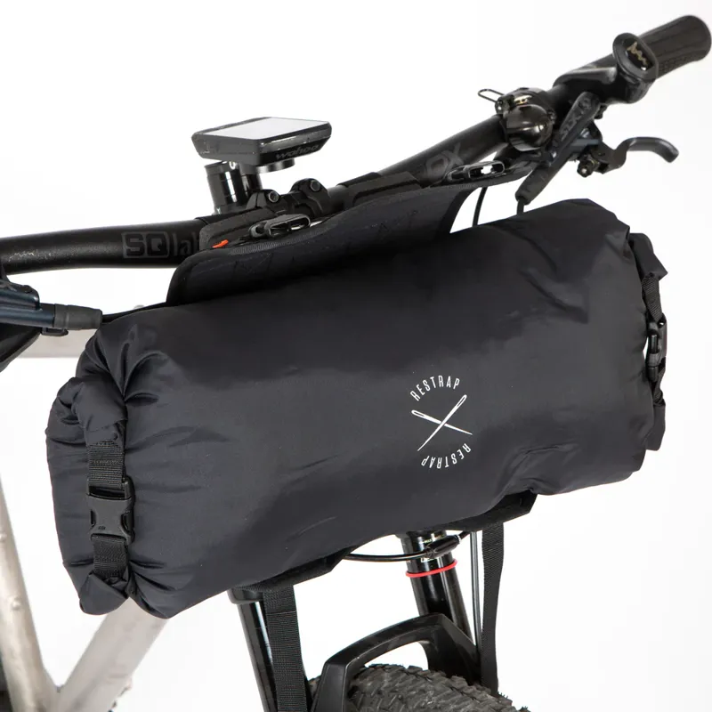 Restrap Race Flat Bar Handlebar Bag - 7 Litre - Black-6