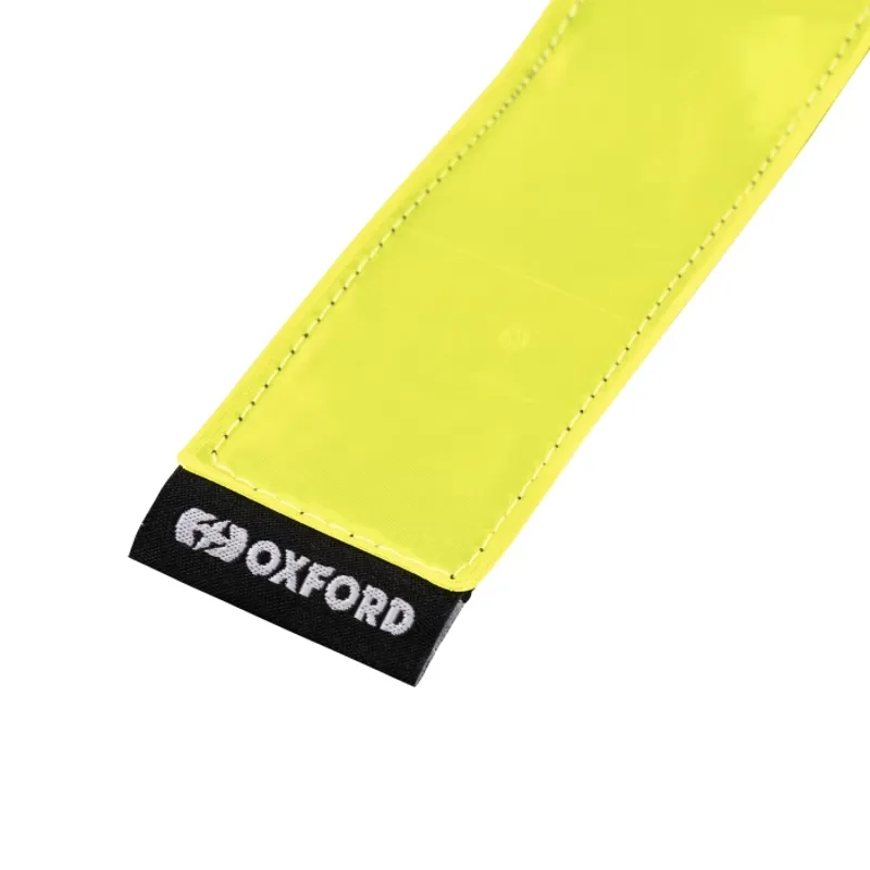 Oxford Bright Bands Reflective Arm/Ankle Bands - Hi-Viz Yellow-2