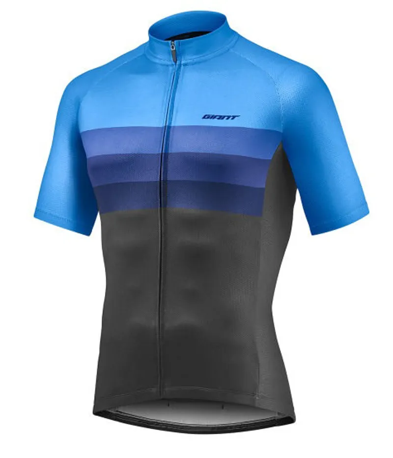 Giant Rival Short Sleeve Jersey - Blue/Black