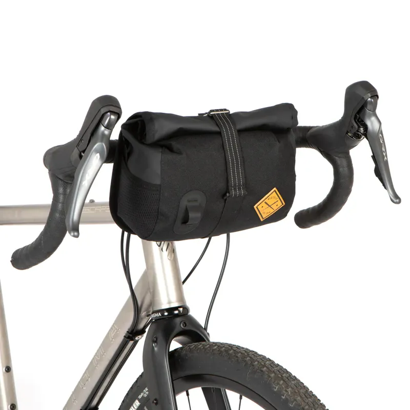 Restrap Rolltop Canister Handlebar Bag - 4 Litre - Black-1