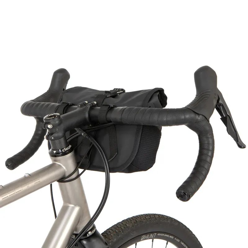 Restrap Rolltop Canister Handlebar Bag - 4 Litre - Black-3
