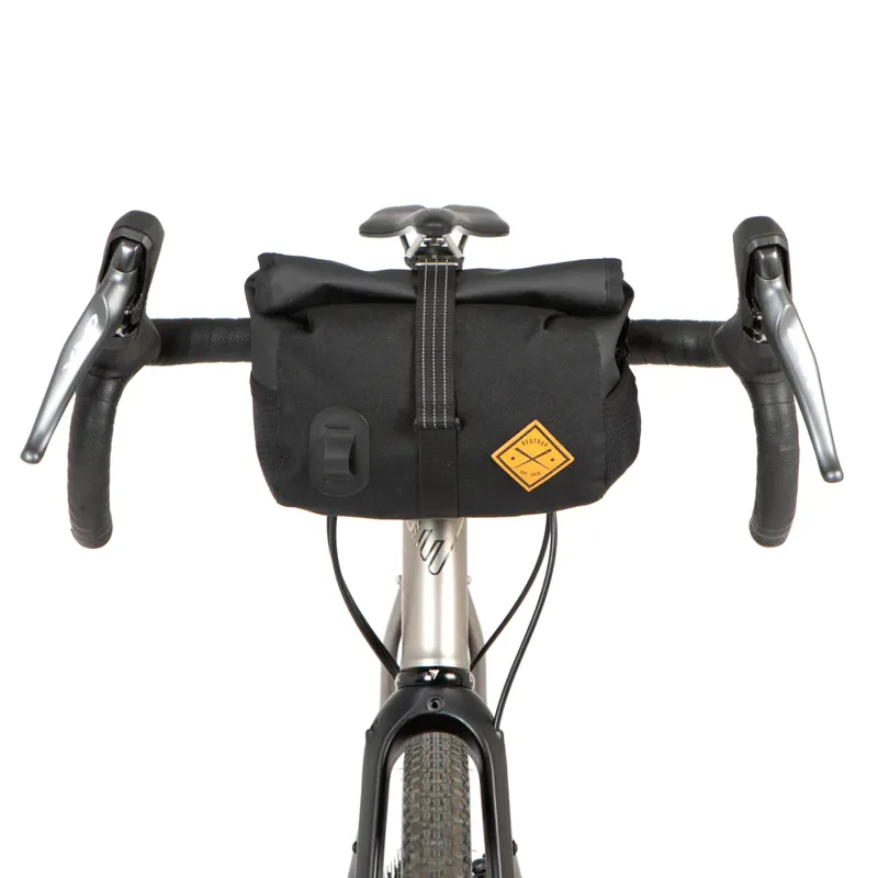 Restrap Rolltop Canister Handlebar Bag - 4 Litre - Black