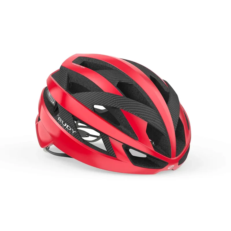 Rudy Project Rebel Road Helmet - Shiny Carbon Red Comet