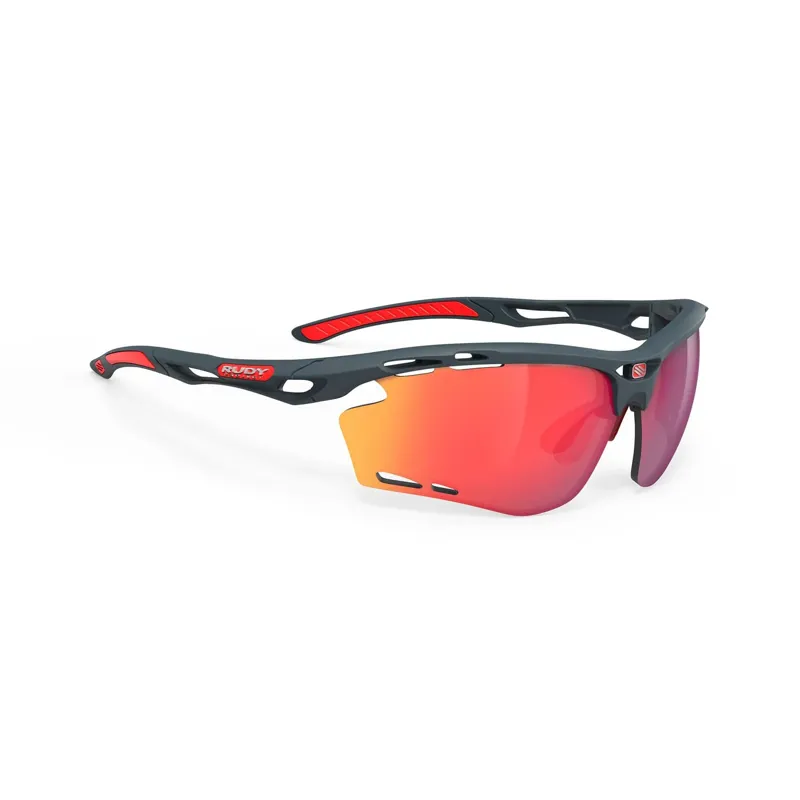Rudy Project Propulse RP Optics Sunglasses - Charcoal/MultiLaser Red