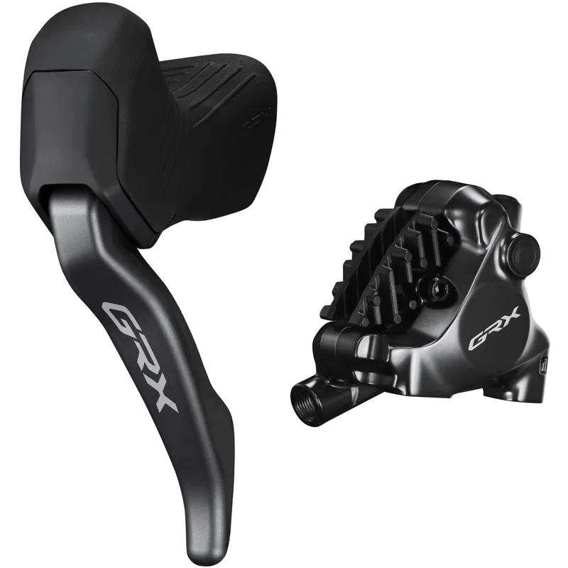 Shimano BL-RX825 GRX Hydraulic Disc Brake Lever + BR-RX820 Calliper Left Rear