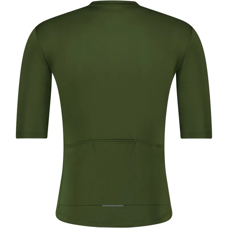 Shimano Elemento Men's Short Sleeve Jersey - Green-1