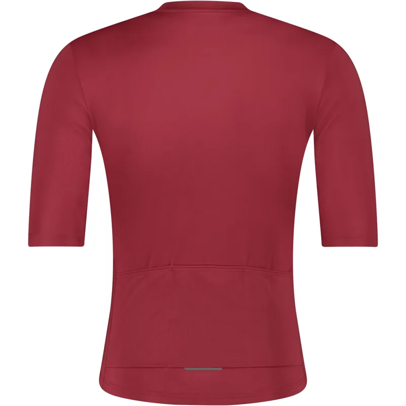 Shimano Elemento Men's Short Sleeve Jersey - Red-1