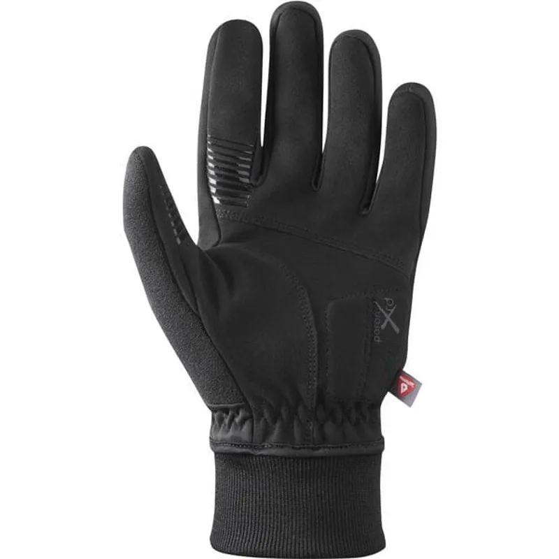 Shimano Windstopper Primaloft Long Finger Gloves - Black-1
