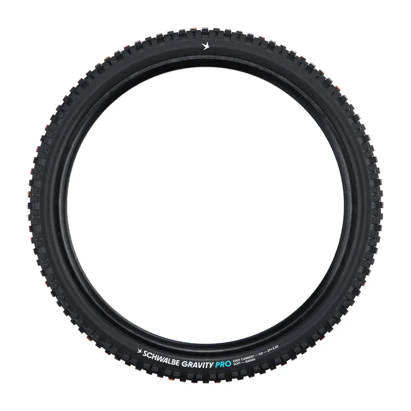 Schwalbe Eddy Current Gravity Pro Radial Folding TLR MTB Tyre - 29x2.50 - -2