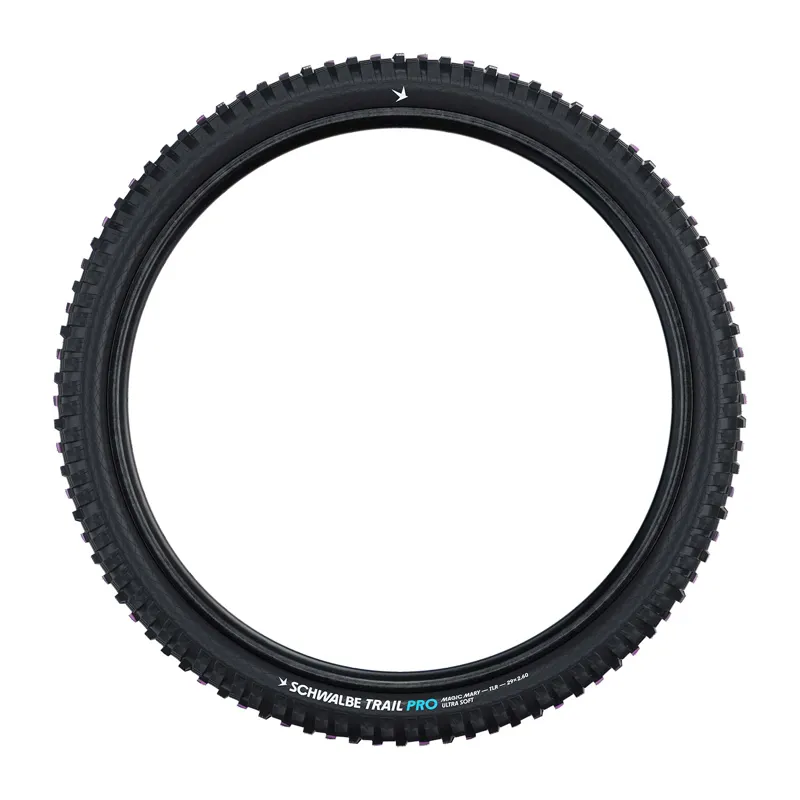 Schwalbe Magic Mary Trail Pro Radial Ultra Soft TLR Folding MTB Tyre - 29x 2.50 inch - Black-2