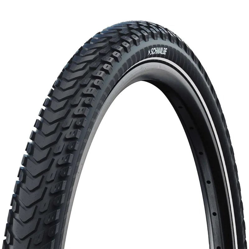 Schwalbe Marathon Mondial Pro V-Guard Folding TLR Hybrid Tyre - Black