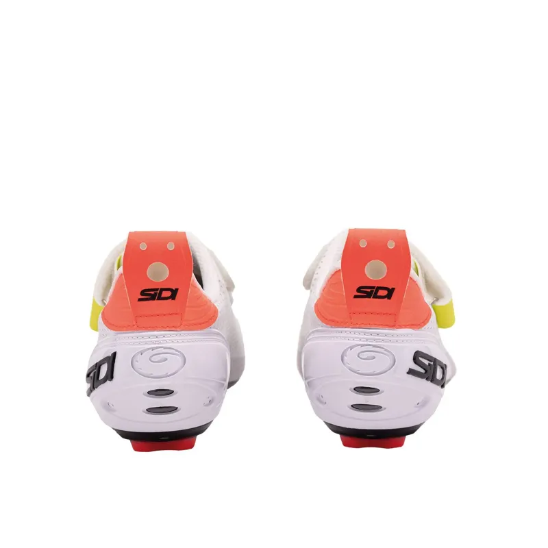 Sidi T-5 Air Triathlon Shoes - Grey/White/Yellow-4