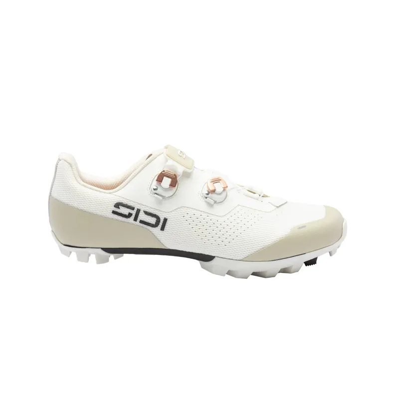 Sidi Dominator X Women's Gravel Shoes - Ice White/Sand